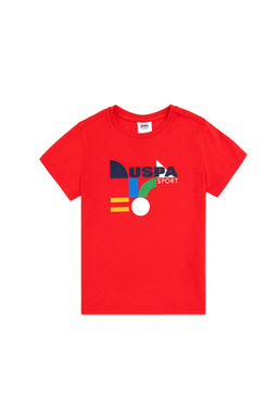 U. S. Polo Assn / Красная футболка с круглым вырезом для мальчиков - U.s. polo assn фото 5