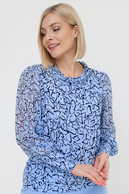 Блузка женская 7049/08/Голубой, синий - Rise фото 3