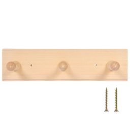 Вешалка 3-х рожковая, 25х6,5х7 см, липа - Банные штучки фото 2
