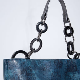 Сумка-тоут на молнии, наружный карман, длинный ремень, цвет изумрудный - Simaland фото 4