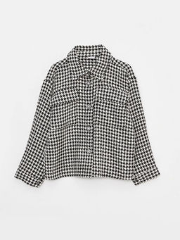 Kazaya?? Desenli Uzun Kollu K?z ?ocuk G?mlek Ceket - Waikiki фото 3