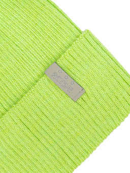 Шапка вязаная салатовая Ш-102/1 (58)