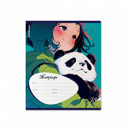 Цена за 10 шт. Тетрадь школьная ученическая ErichKrause Panda Hugs, 18 листов, клетка (в плёнке по 10 шт.)_MIX-PACK  фото 5