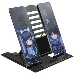 Подставка для книг и учебников Феникс+, арт.69351/ 24 КИБЕР АНИМЕ (19x20x15.5 см, окрашенный чёрный