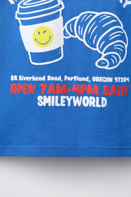 CAMISETA SMILEYWORLD ® / Azul - Zara фото 4