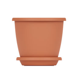 Горшок цветочный Афина 1,1 л с поддоном, арт. А(М6478),(М6488) - Альт-пласт фото 2