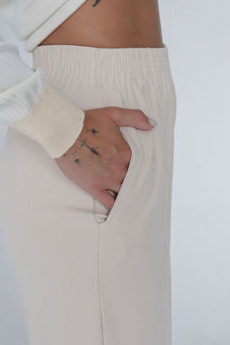 10434 Брюки базовые айвори - Martichelli фото 7