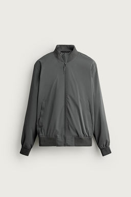 CAZADORA BOMBER T?CNICA / Gris antracita - Zara фото 5