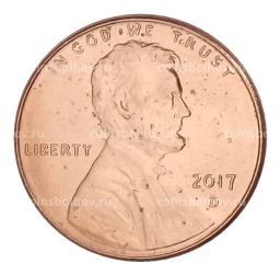 1 цент 2017 года D США