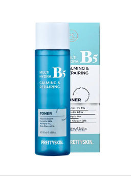 Multi Hydra B5 Calming&Repairing Toner - Тонер для интенсивного увлажнения лица успокаивающий и восстанавливающий, 205 мл