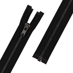 Молния Металл оксид (черный никель) ZIP 5B однозамковая 100 см Тип 5 10 шт разъёмная Gamma