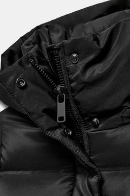 HOODED BELTED WATER-REPELLENT WINDPROOF DOWN PUFFER JACKET - Zara фото 21