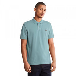 Мужские поло с коротким рукавом Timberland Polo Millers River Pique Regular голубая