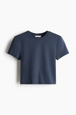 Camiseta cropped de microfibra - H&m фото 2