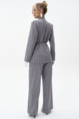 Брюки Грей (серый/полоска)