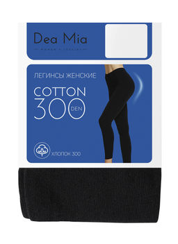 Леггинсы ЖЕНСКИЕ 1480В DEA MIA COTTON 300 nero