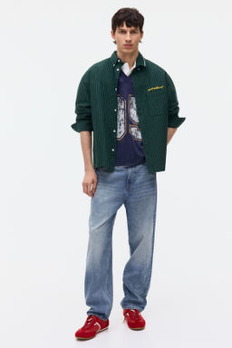 Camisa Oxford Loose Fit - H&m фото 7