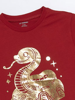 Bisiklet Yaka K?sa Kollu Bask?l? Erkek Bebek Ti??rt - Waikiki фото 2