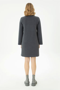 Женское трикотажное платье антрацитового цвета Неожиданная скидка в корзине - U.s. polo assn фото 5