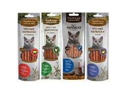 Деревенские лакомства д/к Мясные колбаски 45г, 80шт кор  фото 2