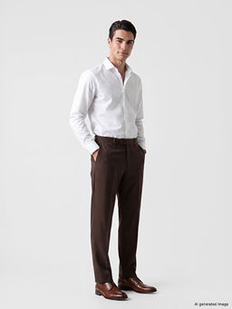 Брюки костюмные Regular Fit Gabardin мужские из габардина