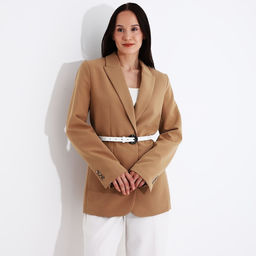 Ремень женский, ширина 2 см, винт, пряжка металл, цвет белый - Simaland фото 3