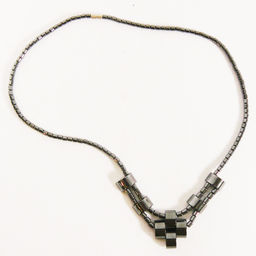 Колье из гематита 46 см - Сувенир-камни фото 2