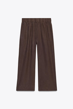 FLOWING CROP TROUSERS - Zara фото 7
