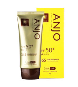 BB крем cолнцезащитный с зеленым чаем ANJО, 50 г.