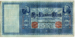 Банкнота 100 марок 1910 года Германия