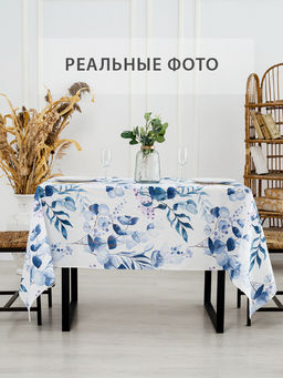 Эвкалипт - скатерть под лён 120х150 см - Гобеленглавснаб фото 3