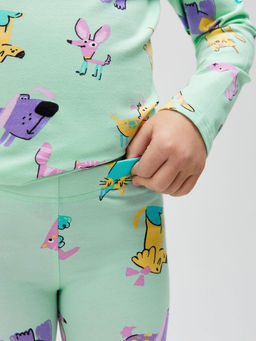 ACOOLA / Брюки детские для девочек (лосины) Selestin_lg набивка  фото 3