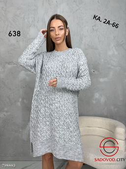 Туника двухцветная из шерсти - Bruno фото 4