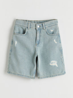 Y?rt?k Detayl? Erkek ?ocuk Jean ?ort