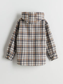 Kap??onlu Ekose Erkek ?ocuk G?mlek