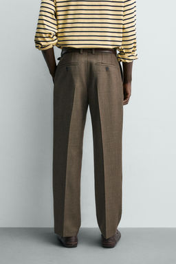 PANTAL?N REGULAR FIT 100% LANA / Vis?n - Zara фото 3