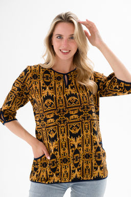 Кофта женская из милано Анфиса бронза - Амадэль фото 9