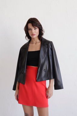 Короткая юбка-трапеция - Martichelli фото 19