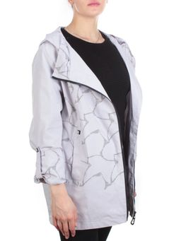 F809 LIGHT GRAY Ветровка женская CO-COCOPINE (85% хлопок, 15% полиэстер) - Fashion фото 5