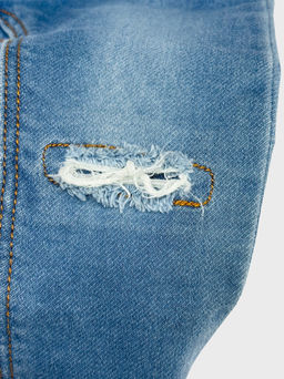 Брюки джинсовые 33-2014 голубой - Mini maxi фото 4