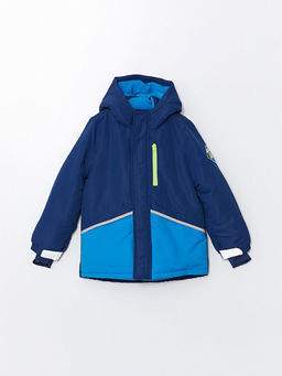 Kap??onlu Reflekt?r Detayl? Erkek ?ocuk Mont