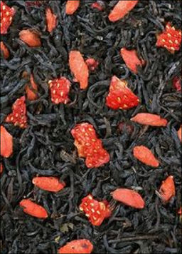 Чай Конунг чёрный Годжи-земляника, 500 гр