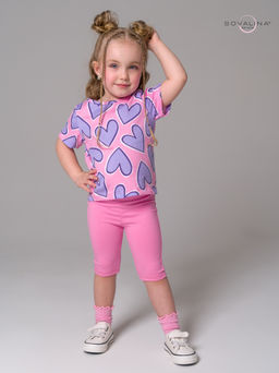 Костюм Актив сиреневые сердца-барби - Sovalina фото 12
