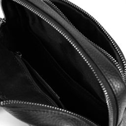 Мужская сумка, кожа, MIRONPAN 91172 Черный