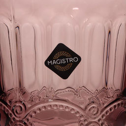 Стакан Magistro «Ла-Манш», 220 мл, стекло, розовый