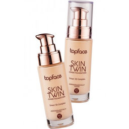 Topface Тональная основа 3D эффект "Skin Twin Cover Foundation" тон 07,натурал.бежевый PT464 32мл