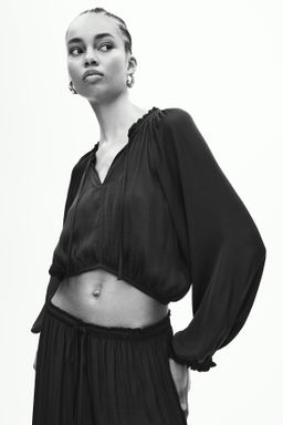 Blusa con mangas globo - H&m фото 5