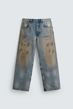 VINTAGE EFFECT BAGGY FIT JEANS - Zara фото 7
