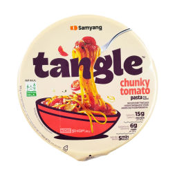 Паста б/п с густым томатным соусом (чашка)/Tangle churky tomato pasta big bowl Samyang, Корея, 105 г Акция