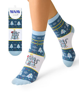 MINI INVERNO 3300-7 (кот, заяц, такса) NEW YEAR - jeans - Minimi фото 6